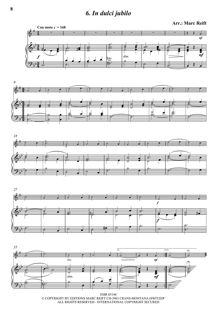 35 Easy Christmas Solos 35 Easy Christmas Solos Horn scores gallery preview page 8