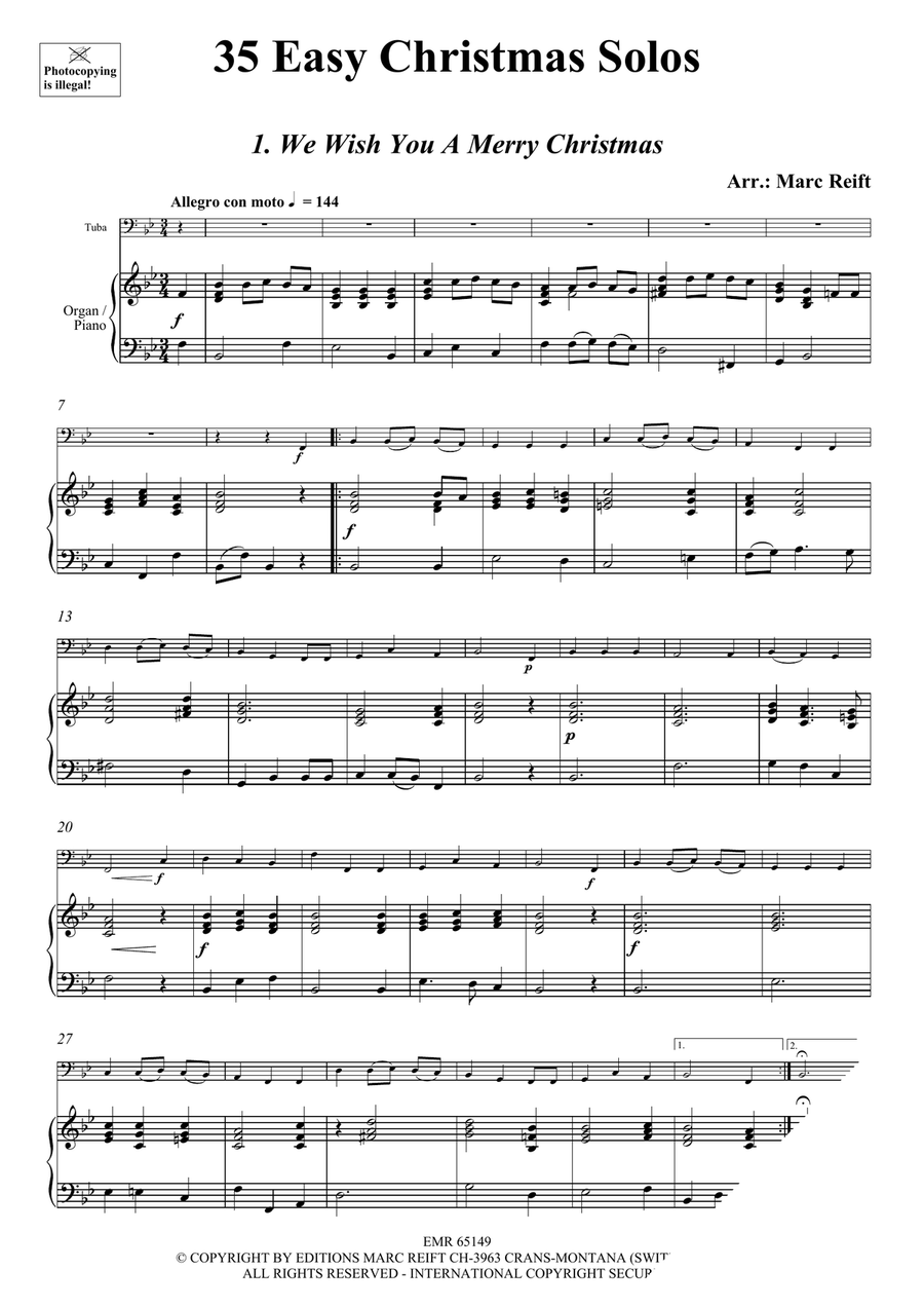 35 Easy Christmas Solos 35 Easy Christmas Solos Tuba scores gallery preview page 3