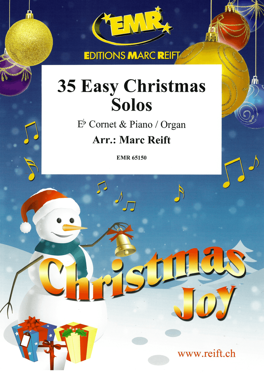 35 Easy Christmas Solos 35 Easy Christmas Solos Cornet scores gallery preview page 1