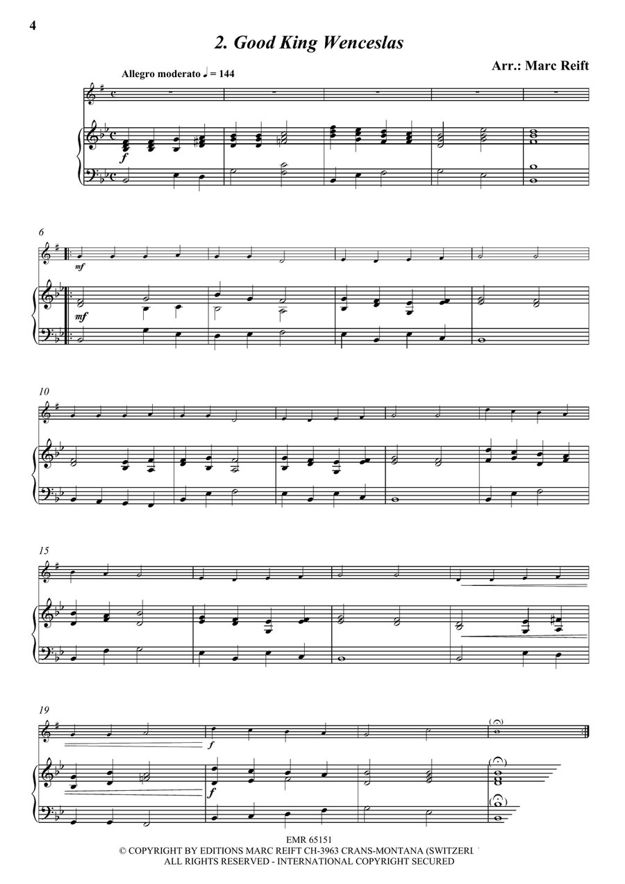 35 Easy Christmas Solos 35 Easy Christmas Solos Organ scores gallery preview page 4