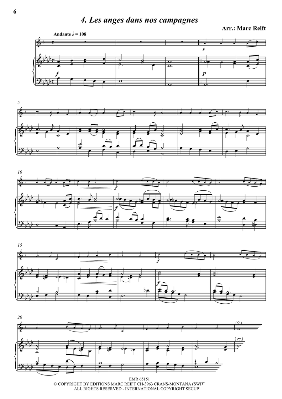 35 Easy Christmas Solos 35 Easy Christmas Solos Organ scores gallery preview page 6
