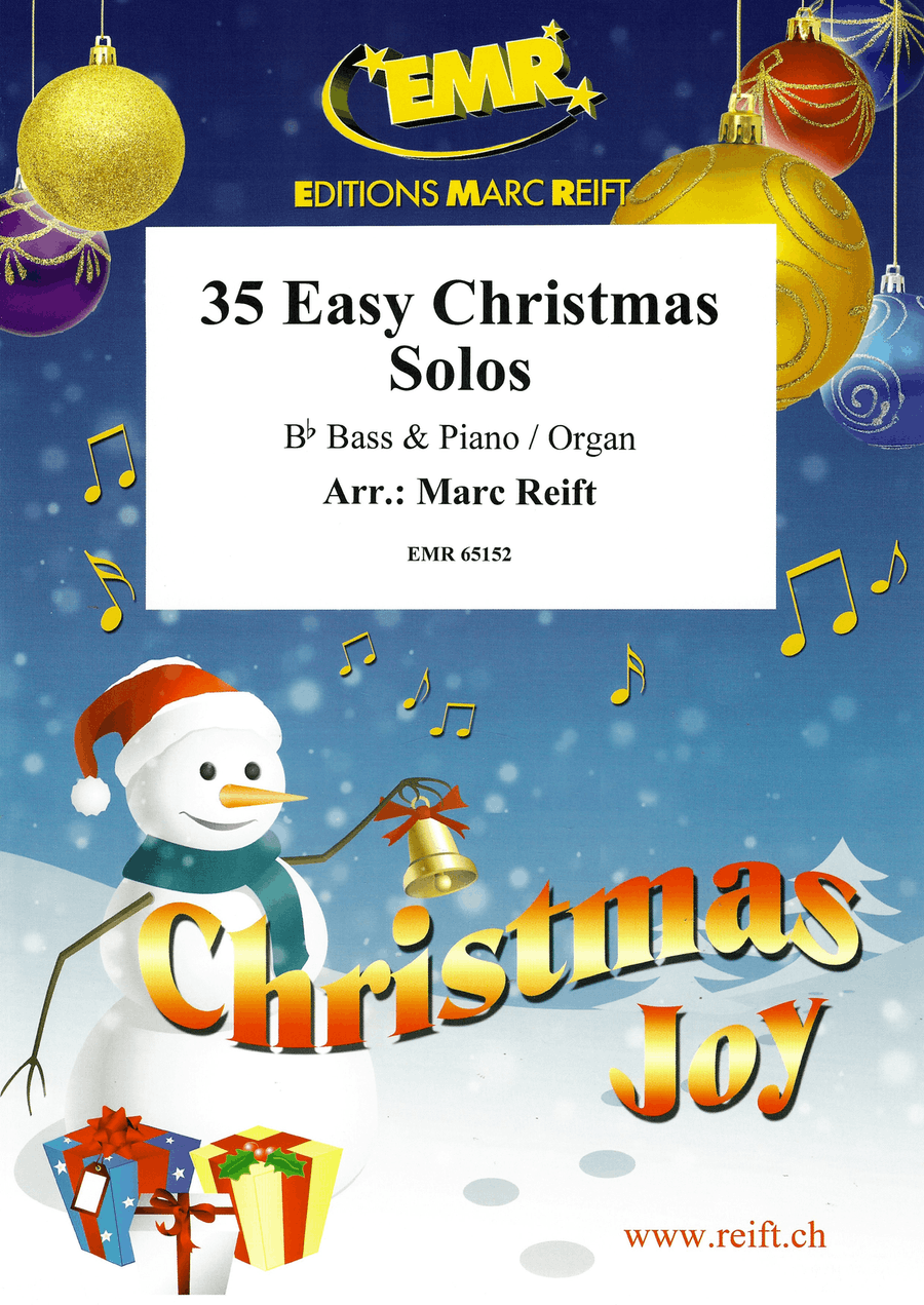 35 Easy Christmas Solos 35 Easy Christmas Solos Organ scores gallery preview page 1