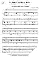 35 Easy Christmas Solos Organ scores gallery preview page 3
