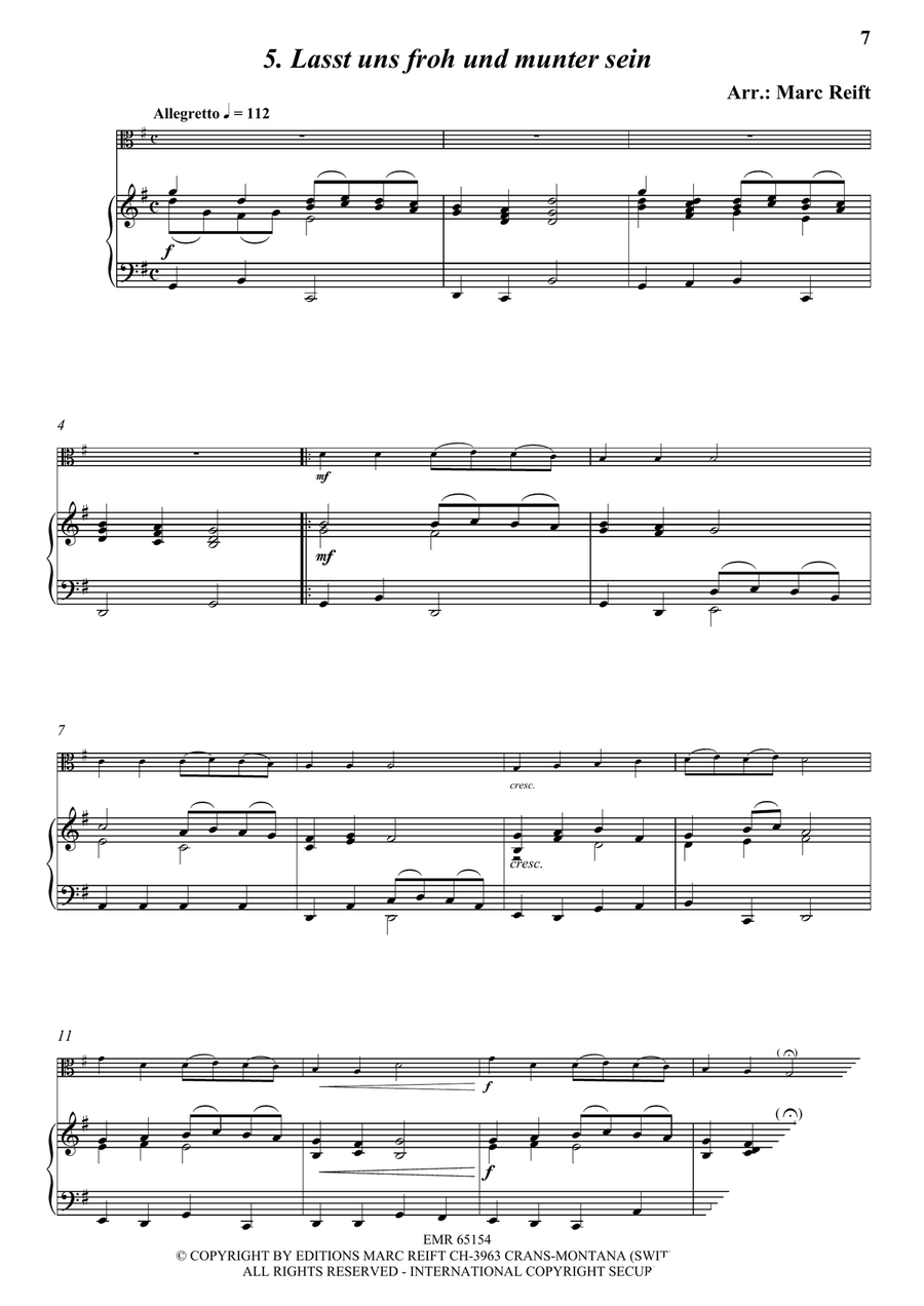 35 Easy Christmas Solos Viola scores gallery preview page 7