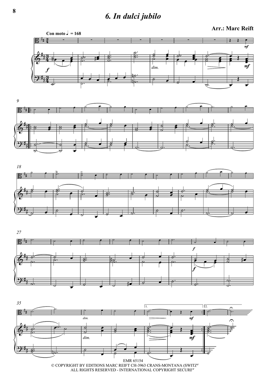 35 Easy Christmas Solos Viola scores gallery preview page 8