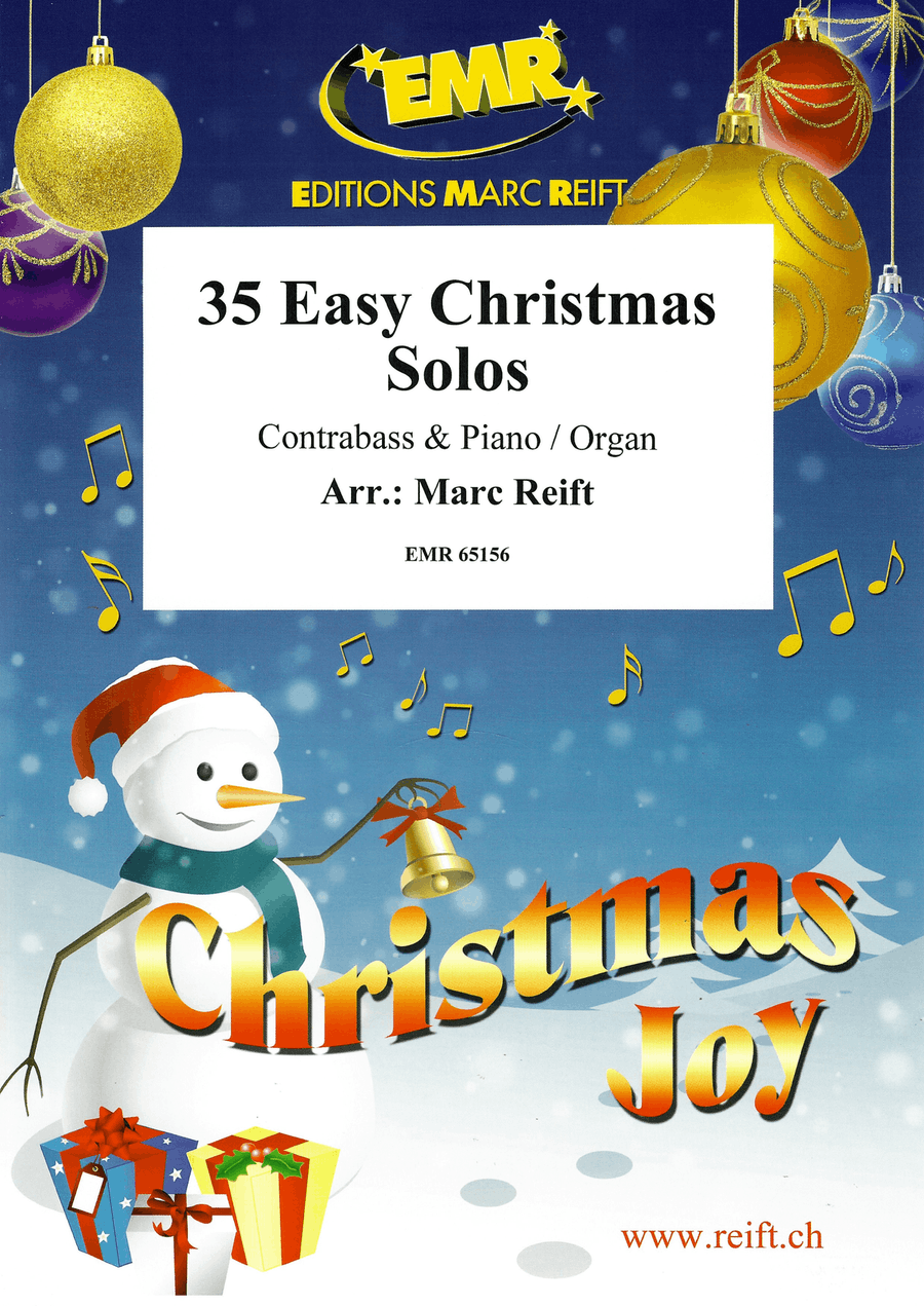 35 Easy Christmas Solos 35 Easy Christmas Solos Double Bass scores gallery preview page 1