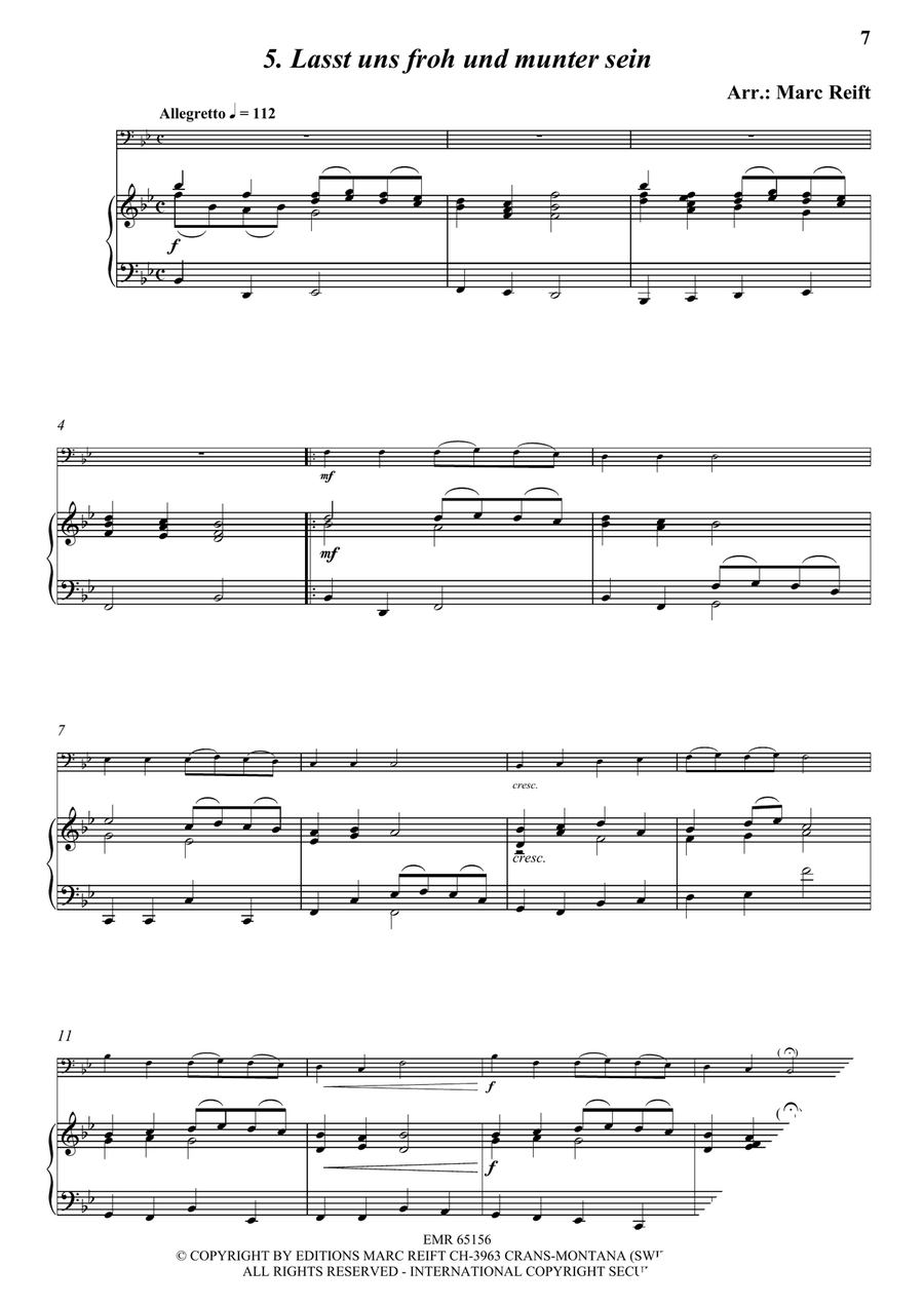 35 Easy Christmas Solos 35 Easy Christmas Solos Double Bass scores gallery preview page 7