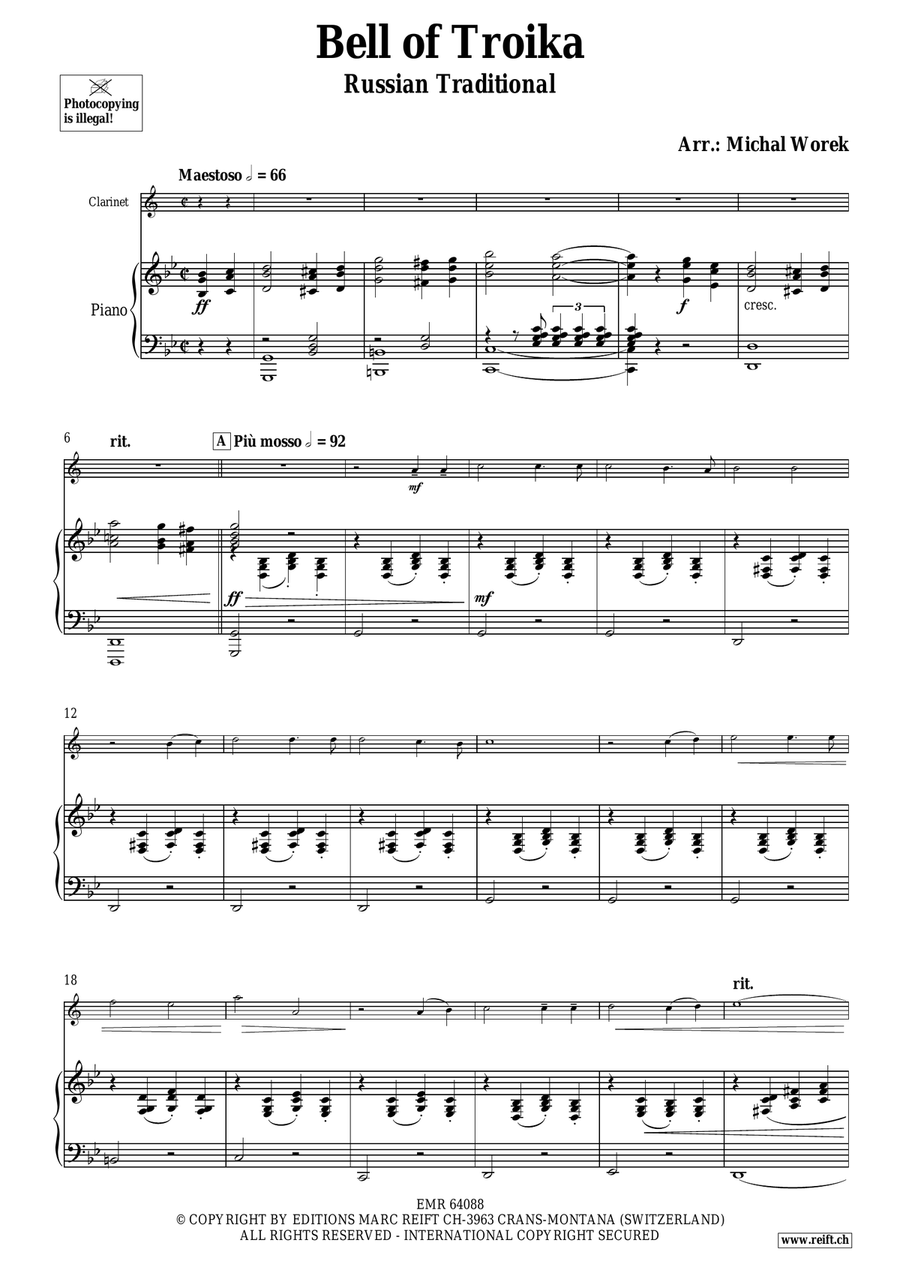 Bell of Troika Bell of Troika Clarinet Solo scores gallery preview page 4