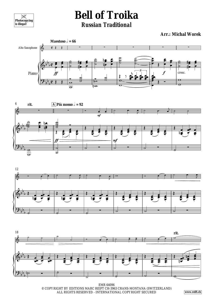 Bell of Troika Bell of Troika Alto Saxophone scores gallery preview page 4
