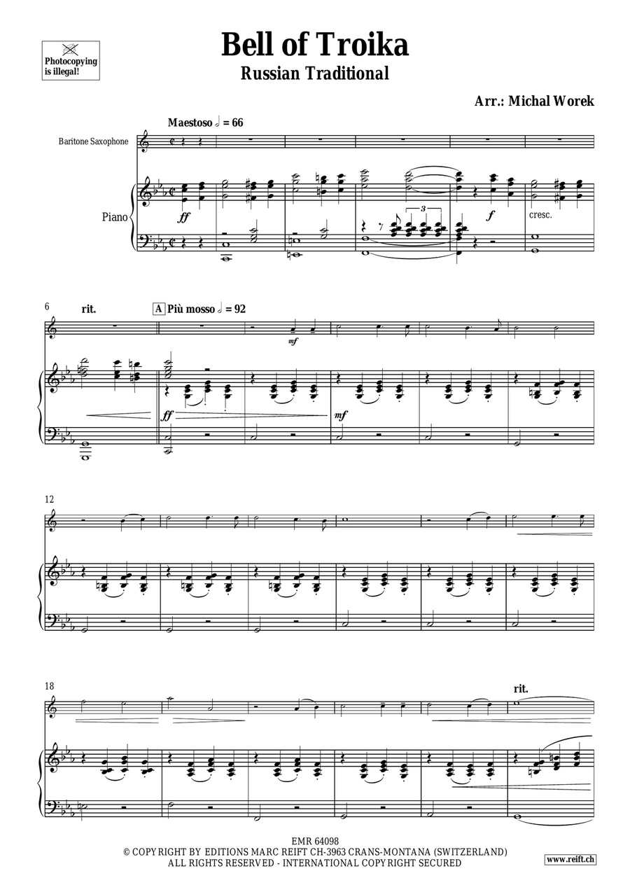 Bell of Troika Bell of Troika Baritone Saxophone scores gallery preview page 4
