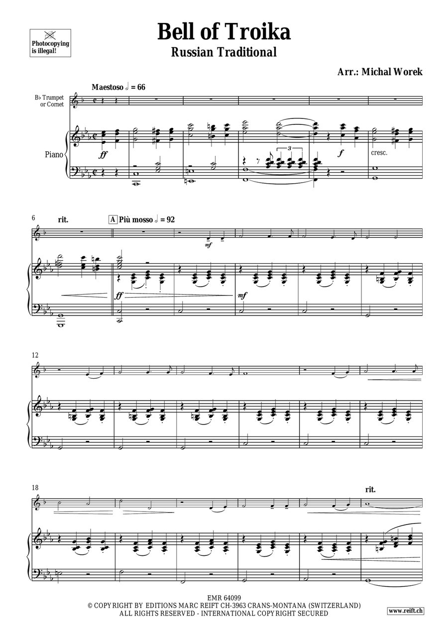 Bell of Troika Bell of Troika Cornet scores gallery preview page 4