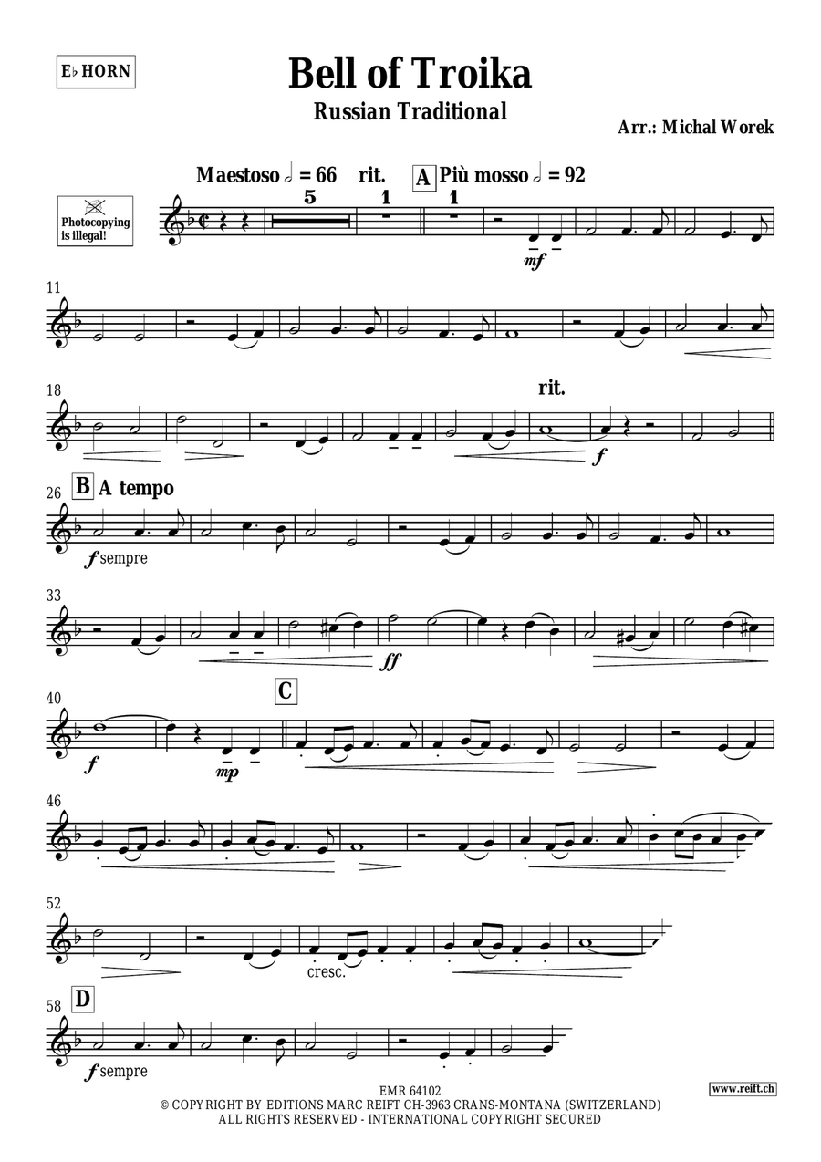 Bell of Troika Bell of Troika Horn scores gallery preview page 3