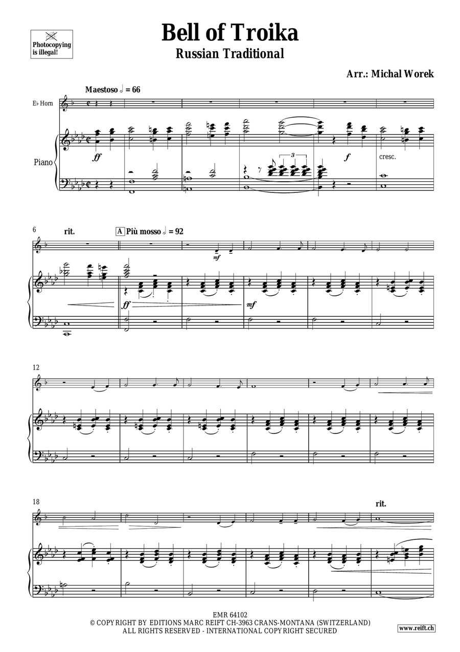 Bell of Troika Bell of Troika Horn scores gallery preview page 4