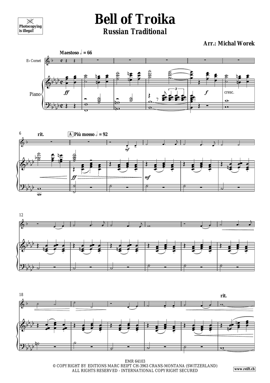 Bell of Troika Bell of Troika Cornet scores gallery preview page 4