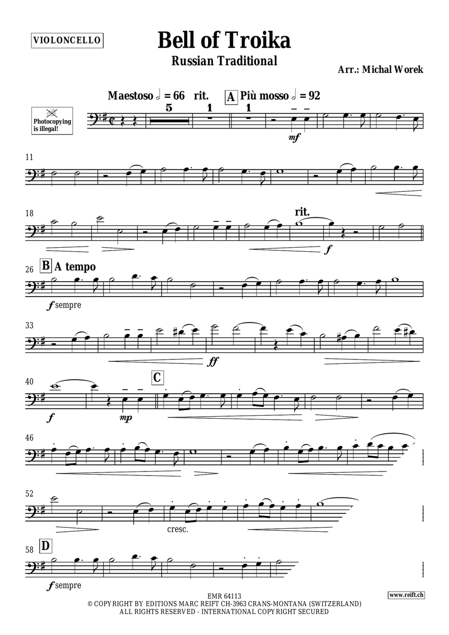 Bell of Troika Bell of Troika Piano Accompaniment scores gallery preview page 3