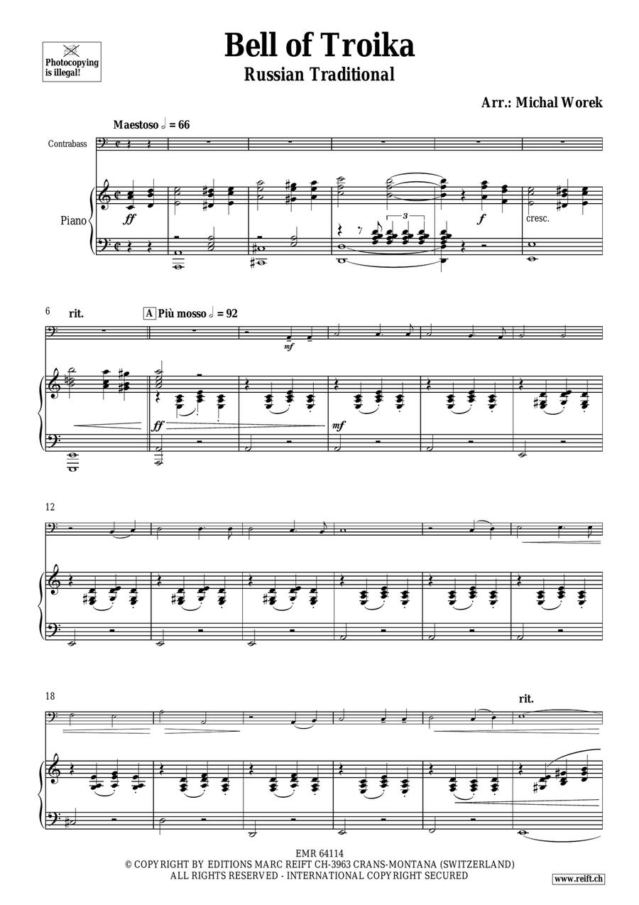 Bell of Troika Bell of Troika Double Bass scores gallery preview page 4