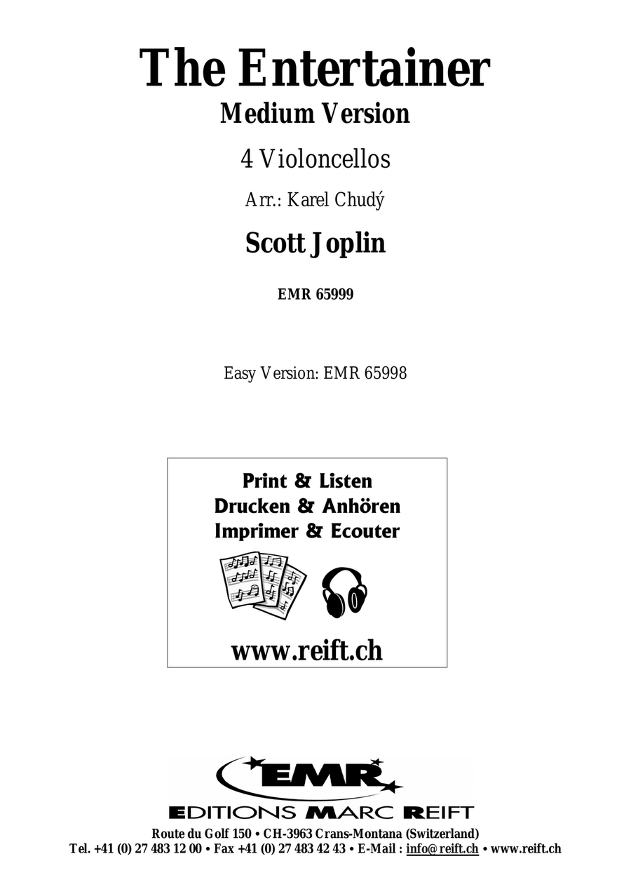 The Entertainer The Entertainer Cello scores gallery preview page 2