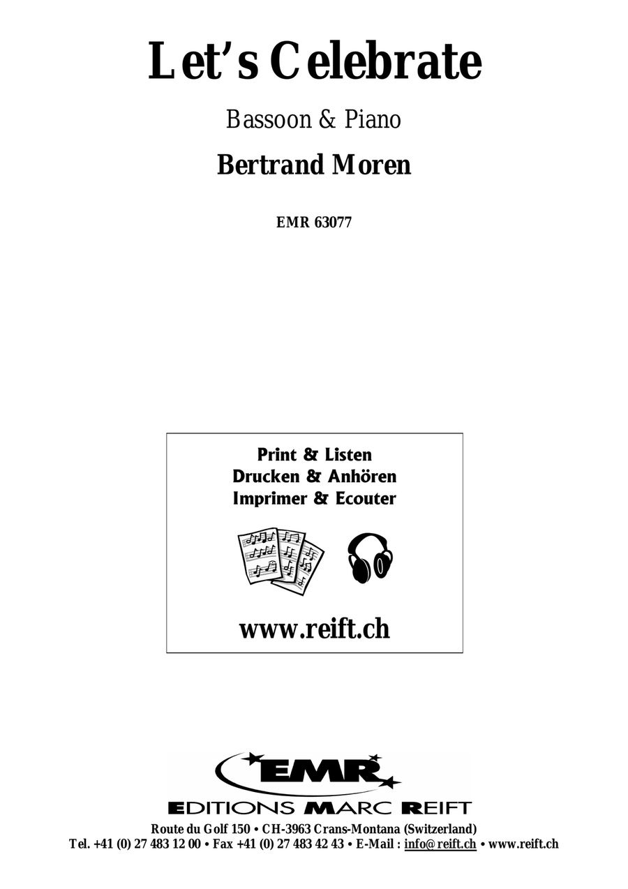 Let's Celebrate Let's Celebrate Bassoon Solo scores gallery preview page 2