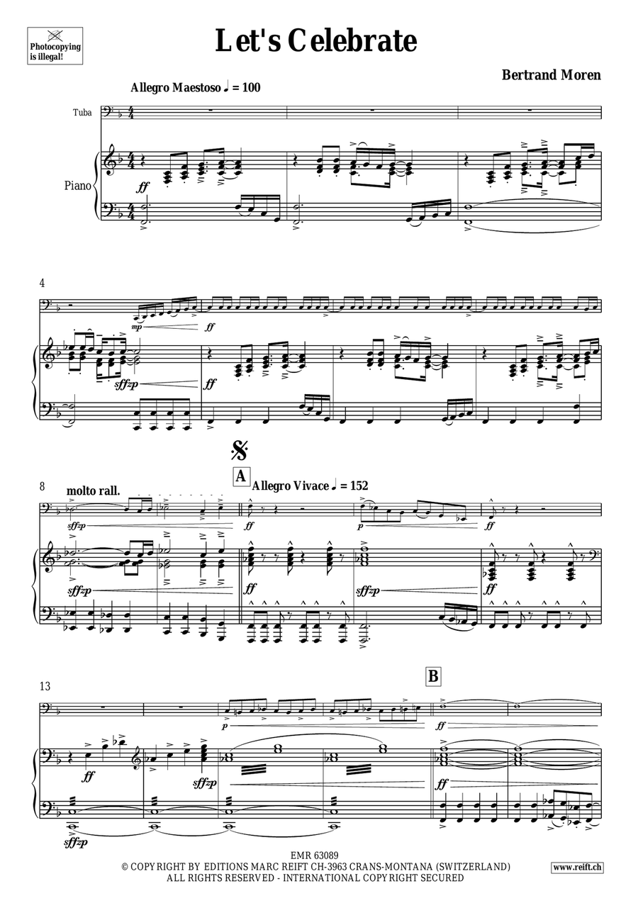 Let's Celebrate Let's Celebrate Tuba scores gallery preview page 4