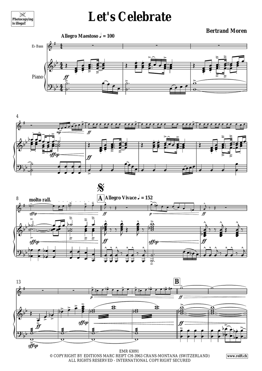 Let's Celebrate Let's Celebrate Voice Solo scores gallery preview page 4