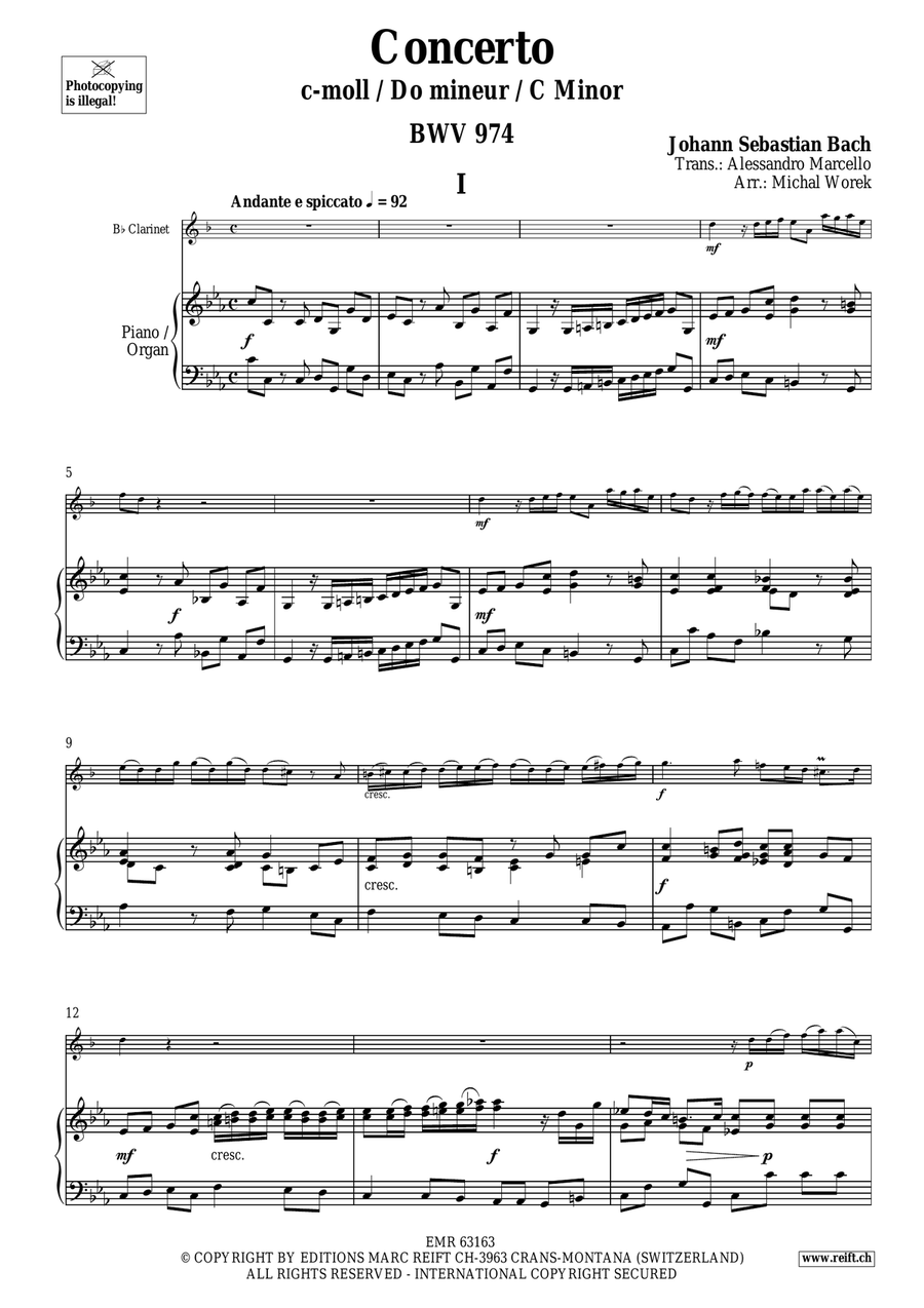 Concerto Concerto Clarinet Solo scores gallery preview page 4