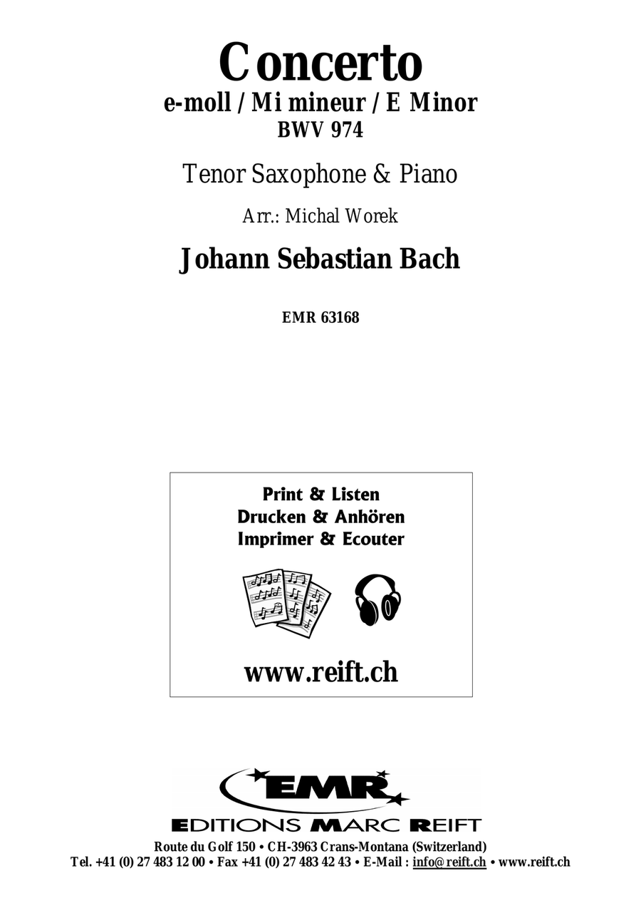 Concerto Concerto Tenor Saxophone scores gallery preview page 2