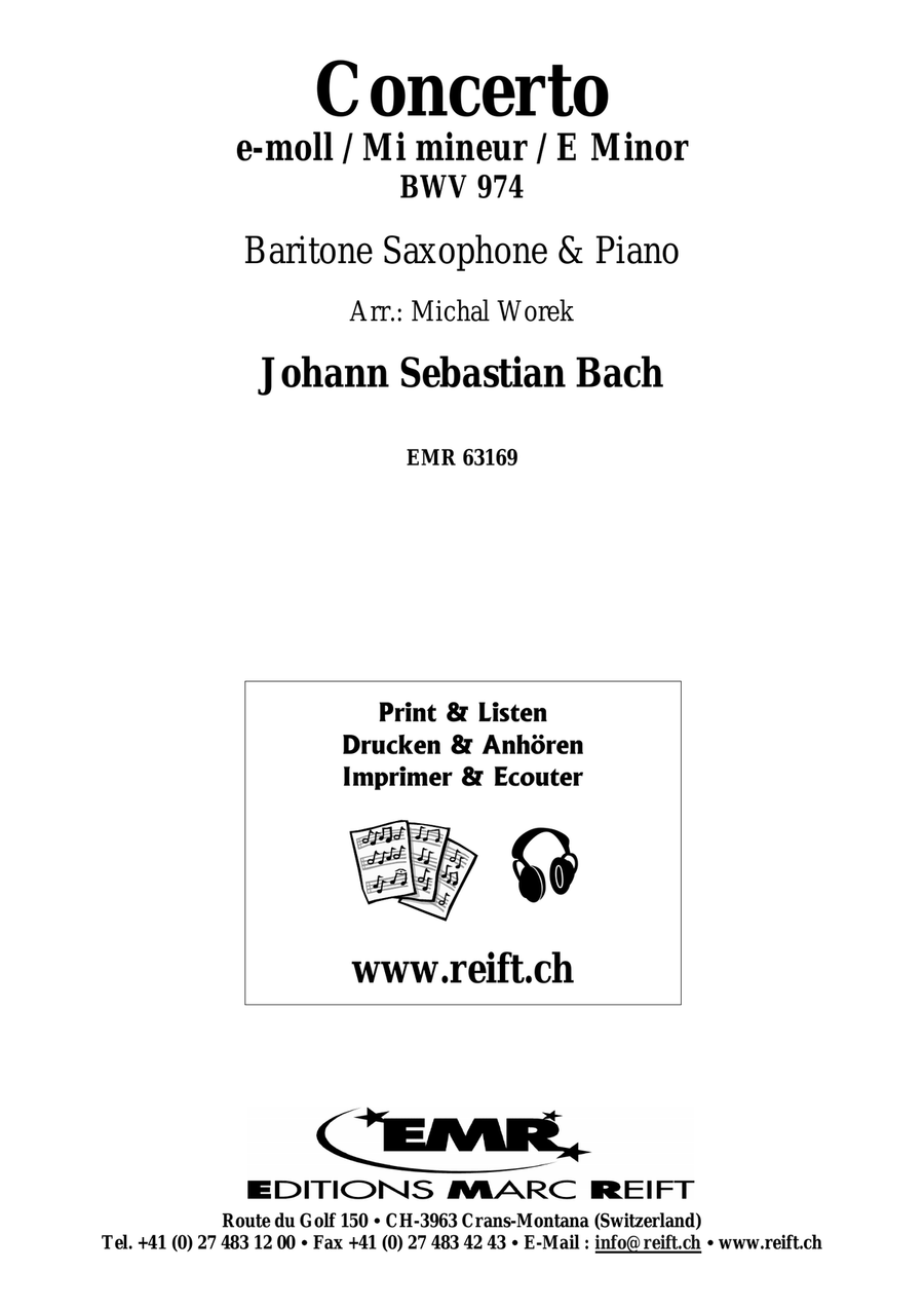 Concerto Concerto Baritone Saxophone scores gallery preview page 2