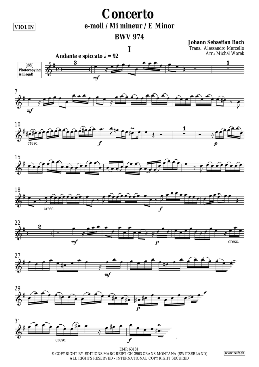 Concerto Violin Solo scores gallery preview page 3