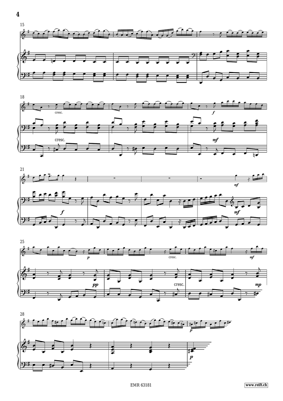 Concerto Violin Solo scores gallery preview page 5