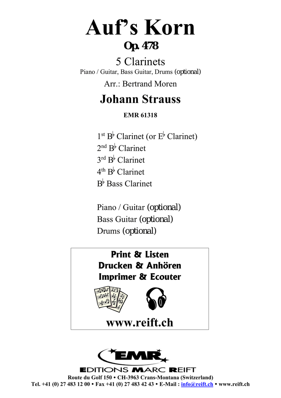 Auf's Korn Auf's Korn Clarinet Quintet scores gallery preview page 2