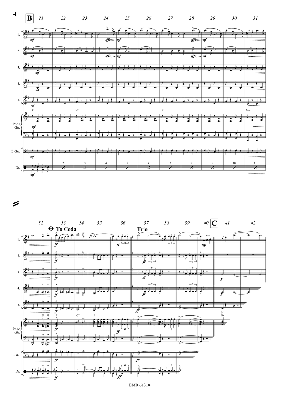 Auf's Korn Auf's Korn Clarinet Quintet scores gallery preview page 4