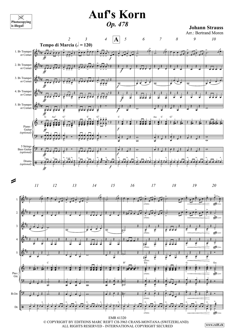 Auf's Korn Auf's Korn Cornet scores gallery preview page 3