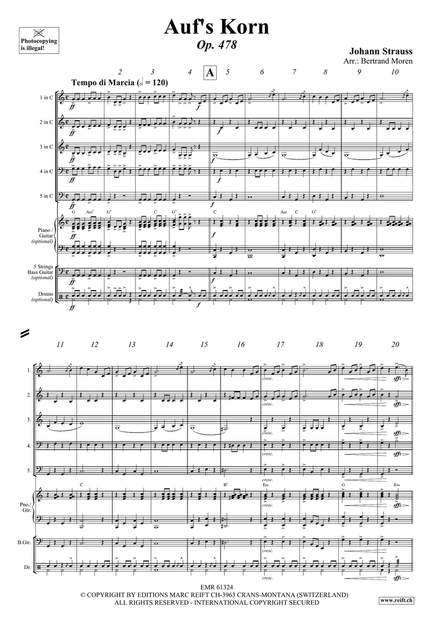 Auf's Korn Auf's Korn Woodwind Quintet scores gallery preview page 3