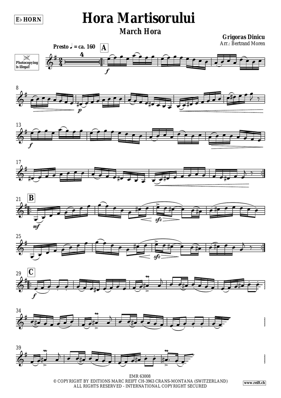 Hora Martisorului Hora Martisorului Horn scores gallery preview page 3