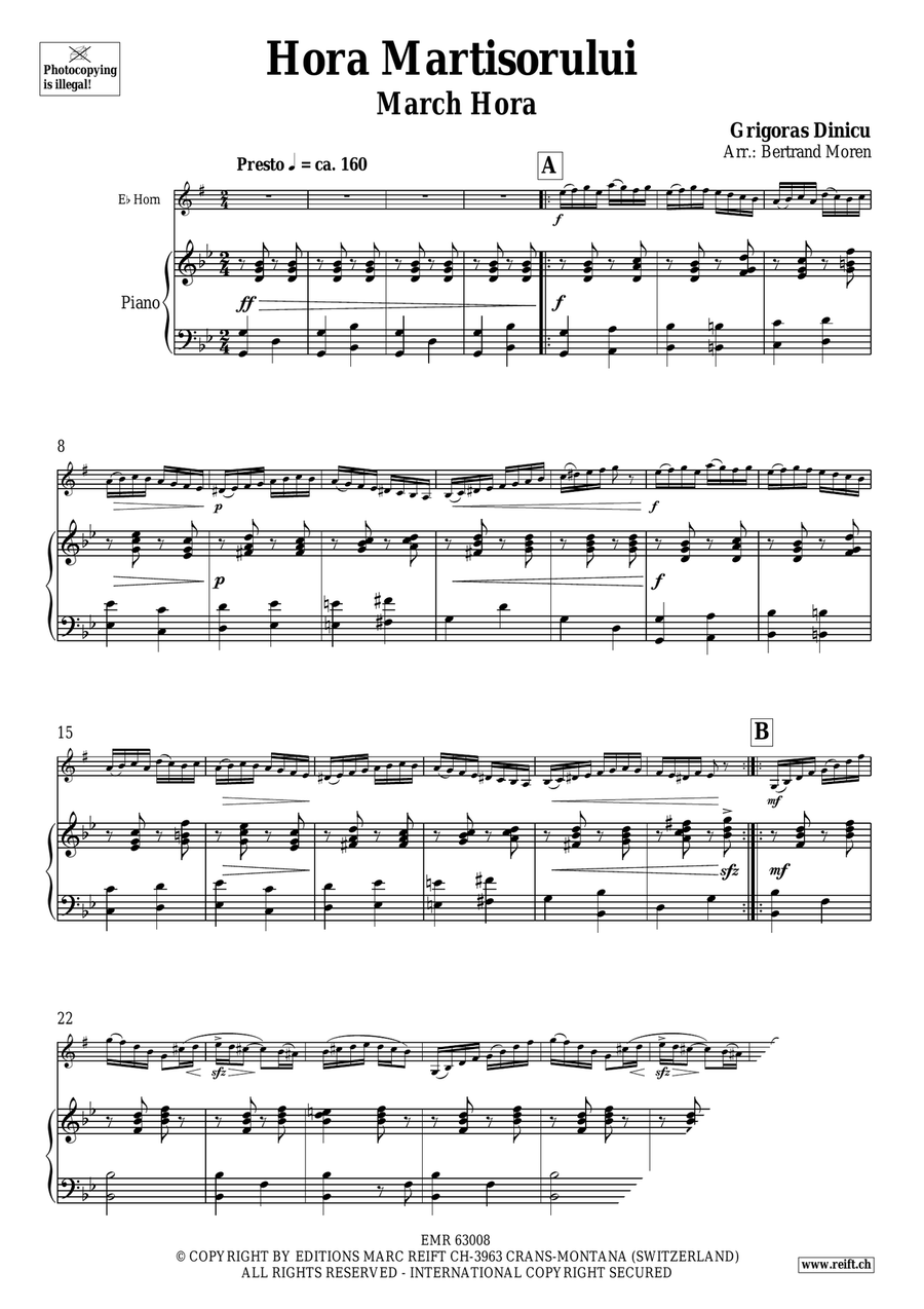 Hora Martisorului Hora Martisorului Horn scores gallery preview page 4