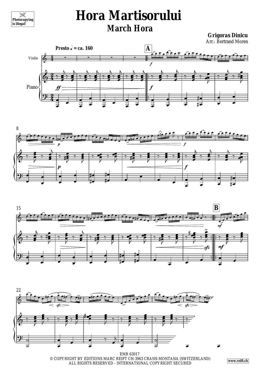 Hora Martisorului Hora Martisorului Violin Solo scores gallery preview page 4
