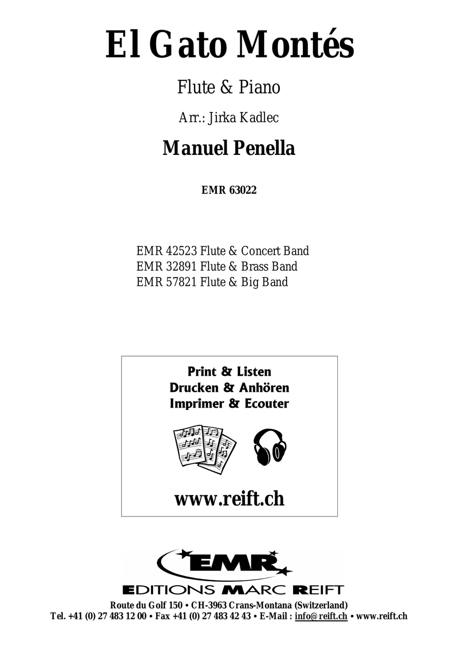 El Gato Montés by Manuel Penella Flute Solo - Sheet Music page 2