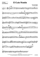 El Gato Montés Tenor Saxophone scores gallery preview page 3