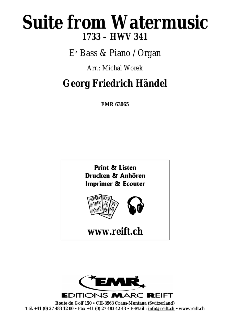 Suite from Watermusic Suite from Watermusic Organ scores gallery preview page 2