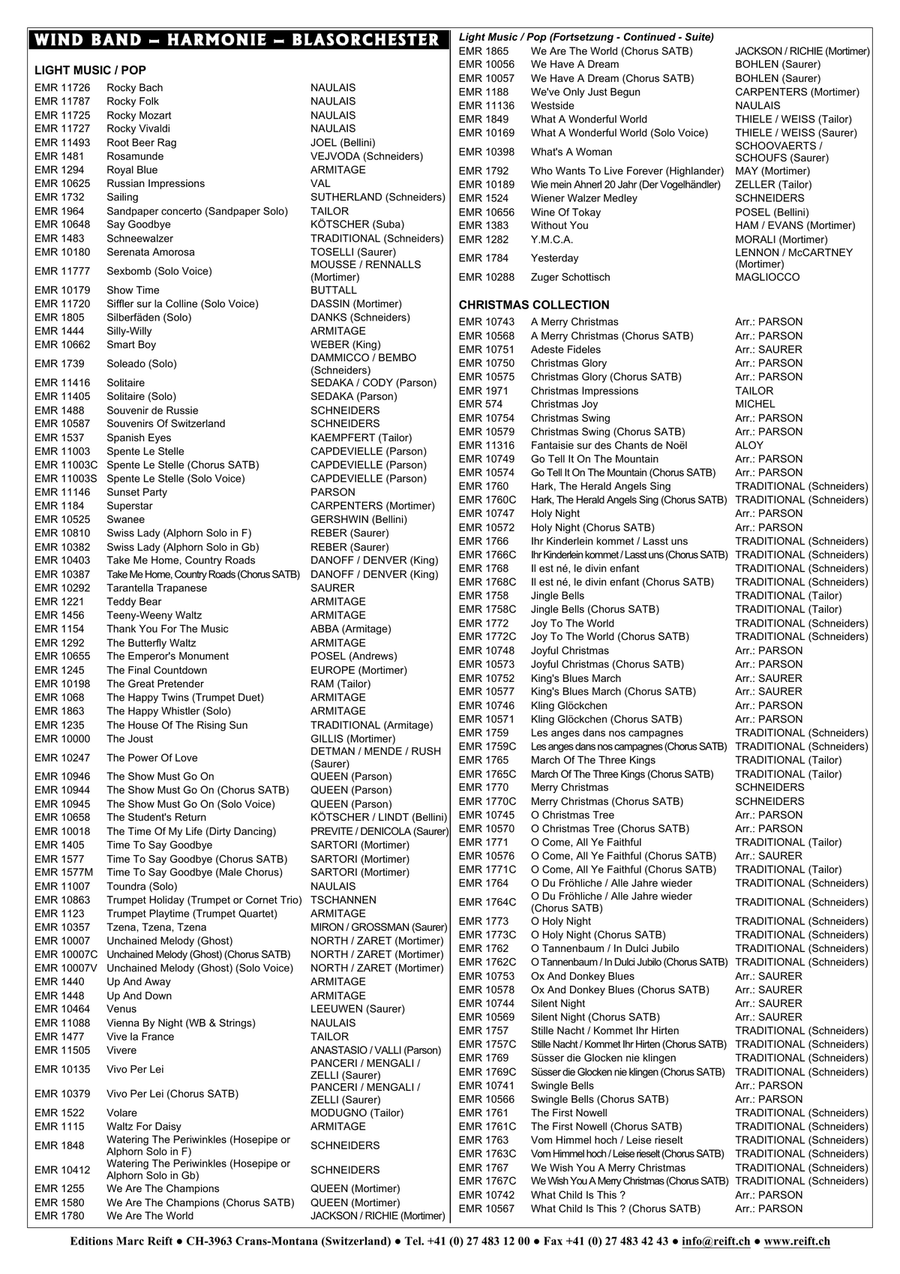 Silver Bells Silver Bells Concert Band scores gallery preview page 9