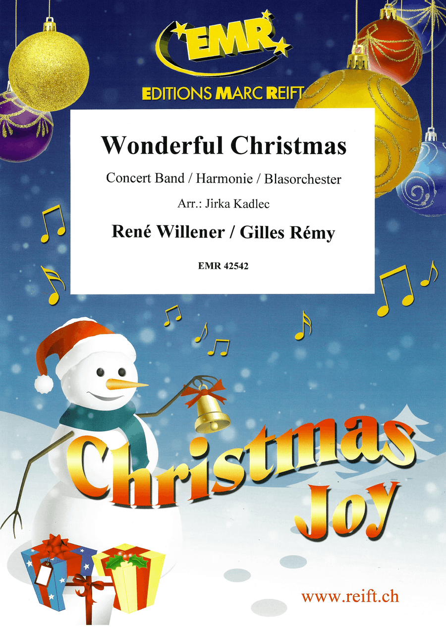 Wonderful Christmas Wonderful Christmas Concert Band scores gallery preview page 1