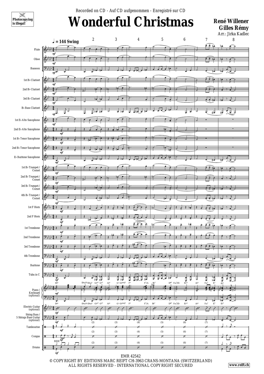 Wonderful Christmas Wonderful Christmas Concert Band scores gallery preview page 4