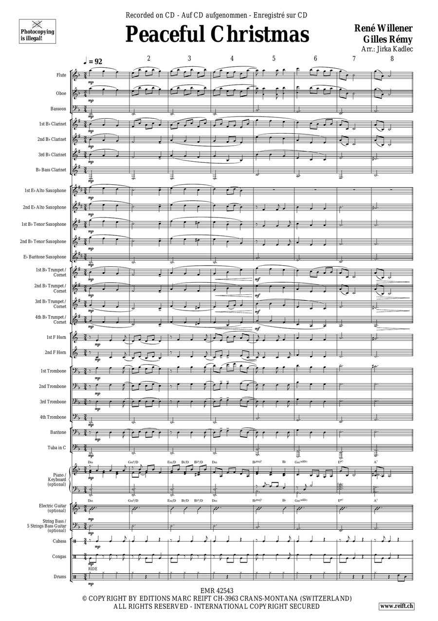 Peaceful Christmas Peaceful Christmas Concert Band scores gallery preview page 4