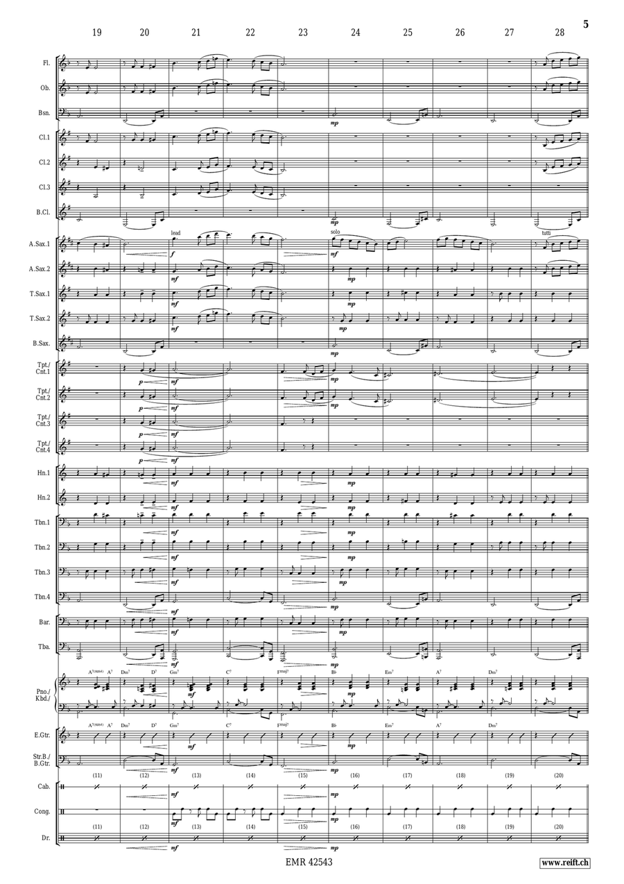 Peaceful Christmas Peaceful Christmas Concert Band scores gallery preview page 6