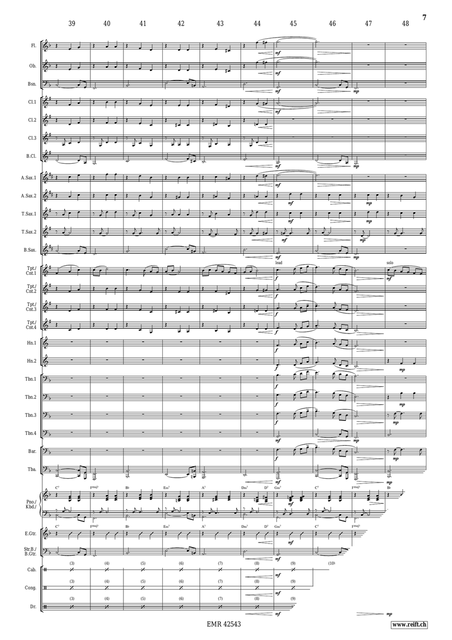 Peaceful Christmas Peaceful Christmas Concert Band scores gallery preview page 8