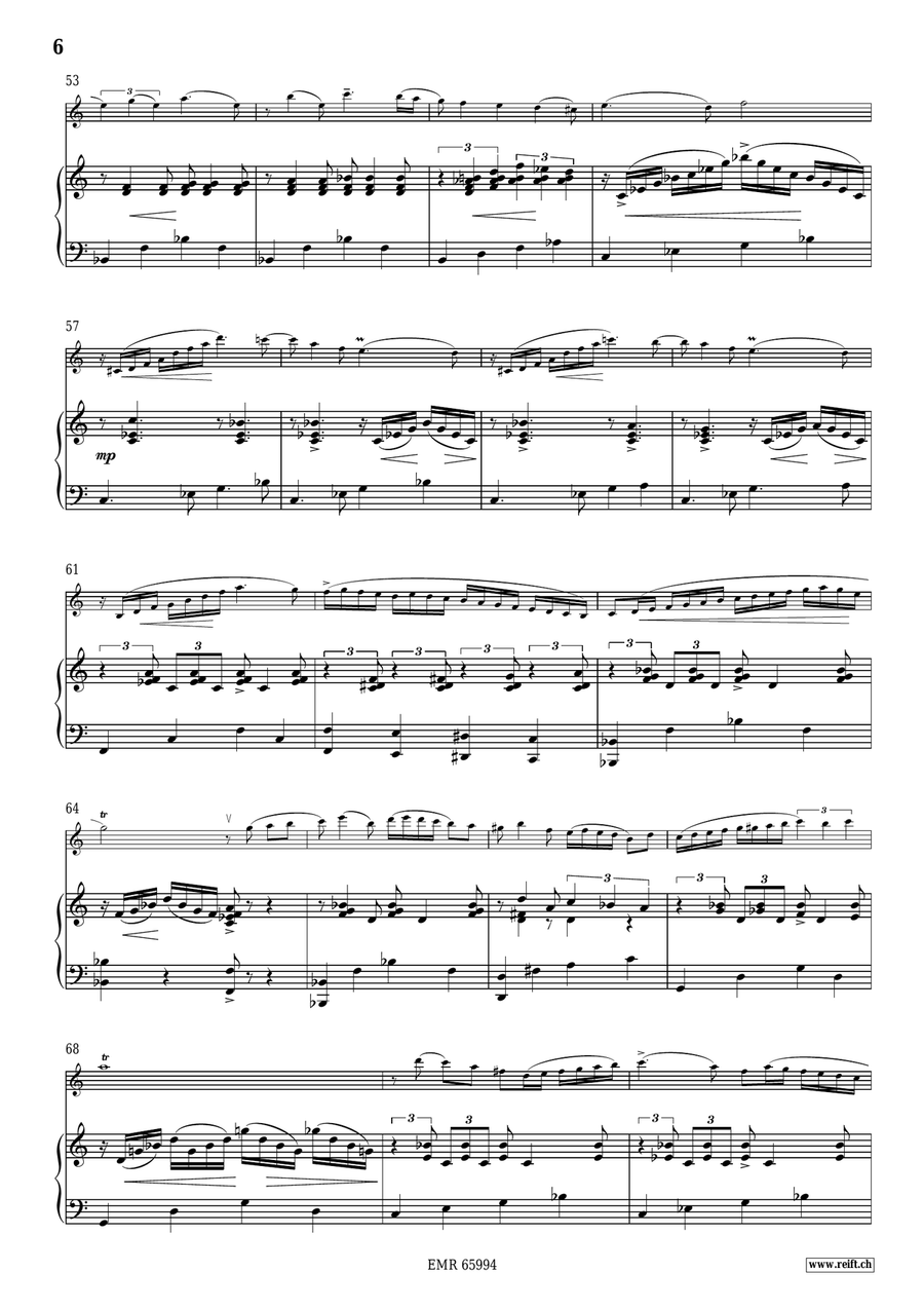 Sonata No. 2 Sonata No. 2 Clarinet Solo scores gallery preview page 7