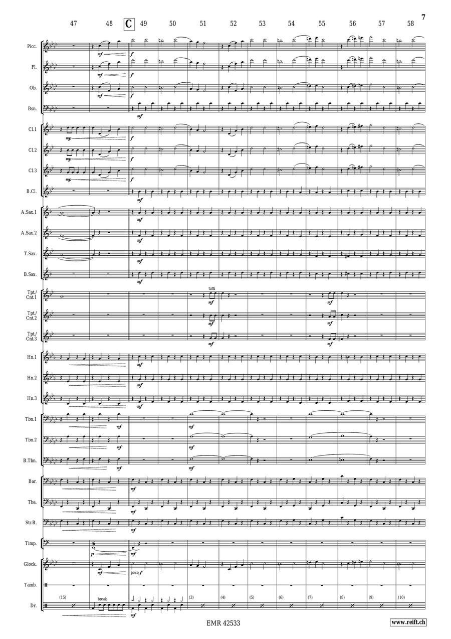 Mazel Tov Mazel Tov Concert Band scores gallery preview page 8