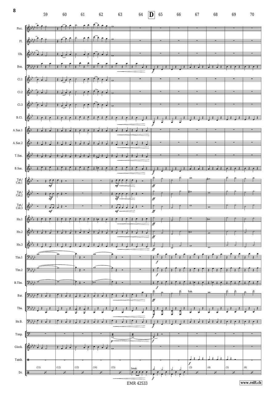 Mazel Tov Mazel Tov Concert Band scores gallery preview page 9