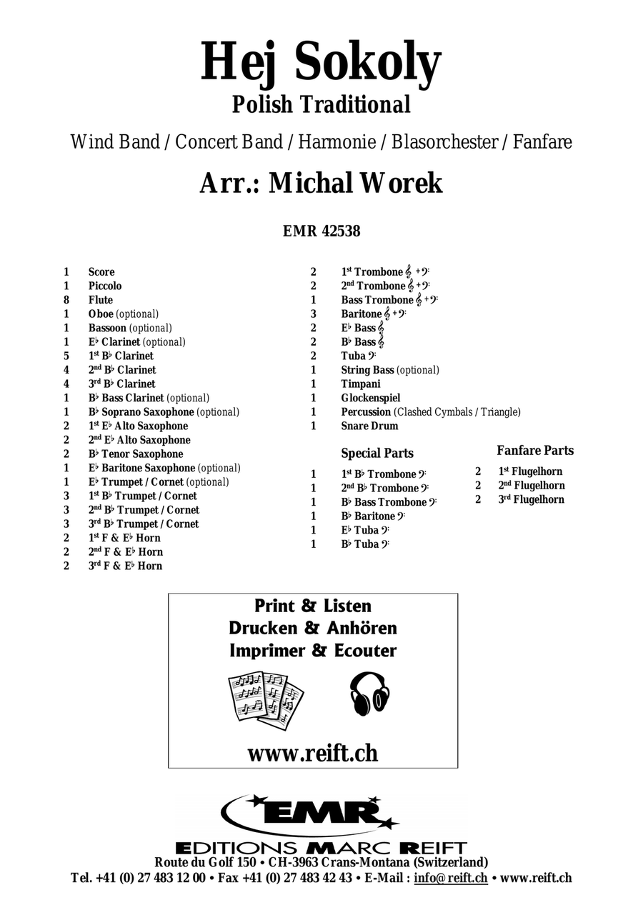 Hej Sokoly Hej Sokoly Concert Band scores gallery preview page 2