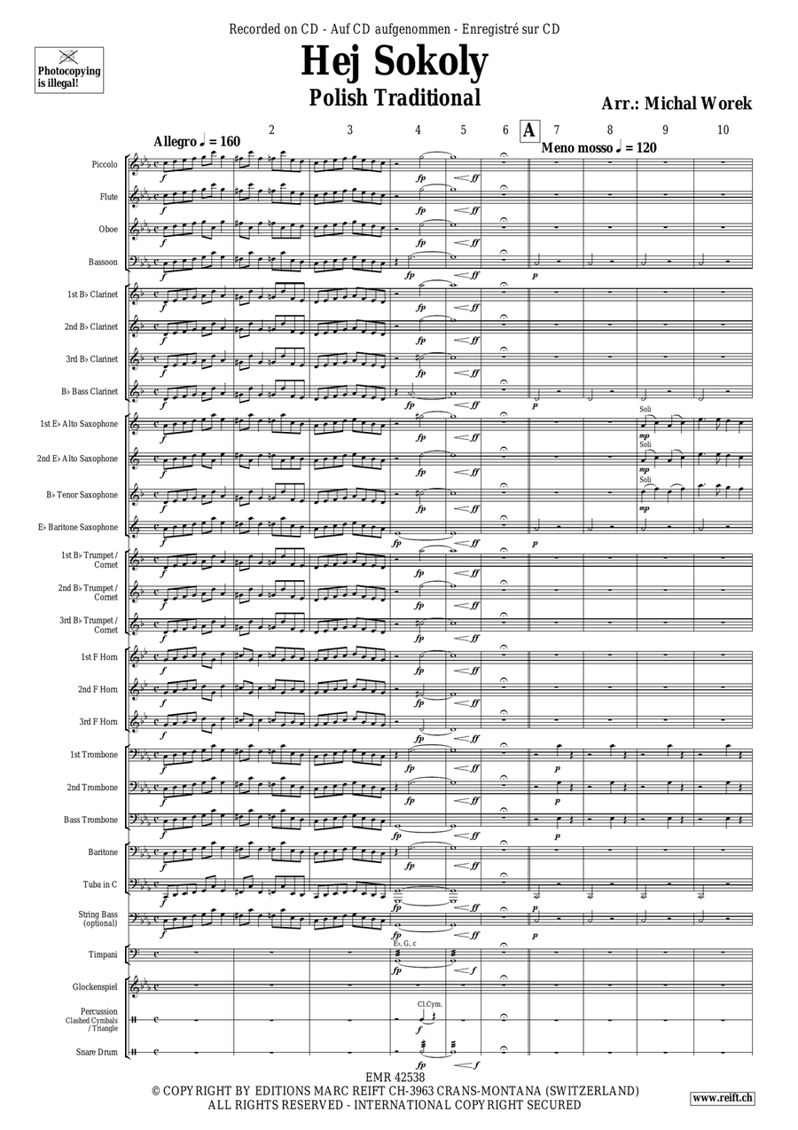 Hej Sokoly Hej Sokoly Concert Band scores gallery preview page 4